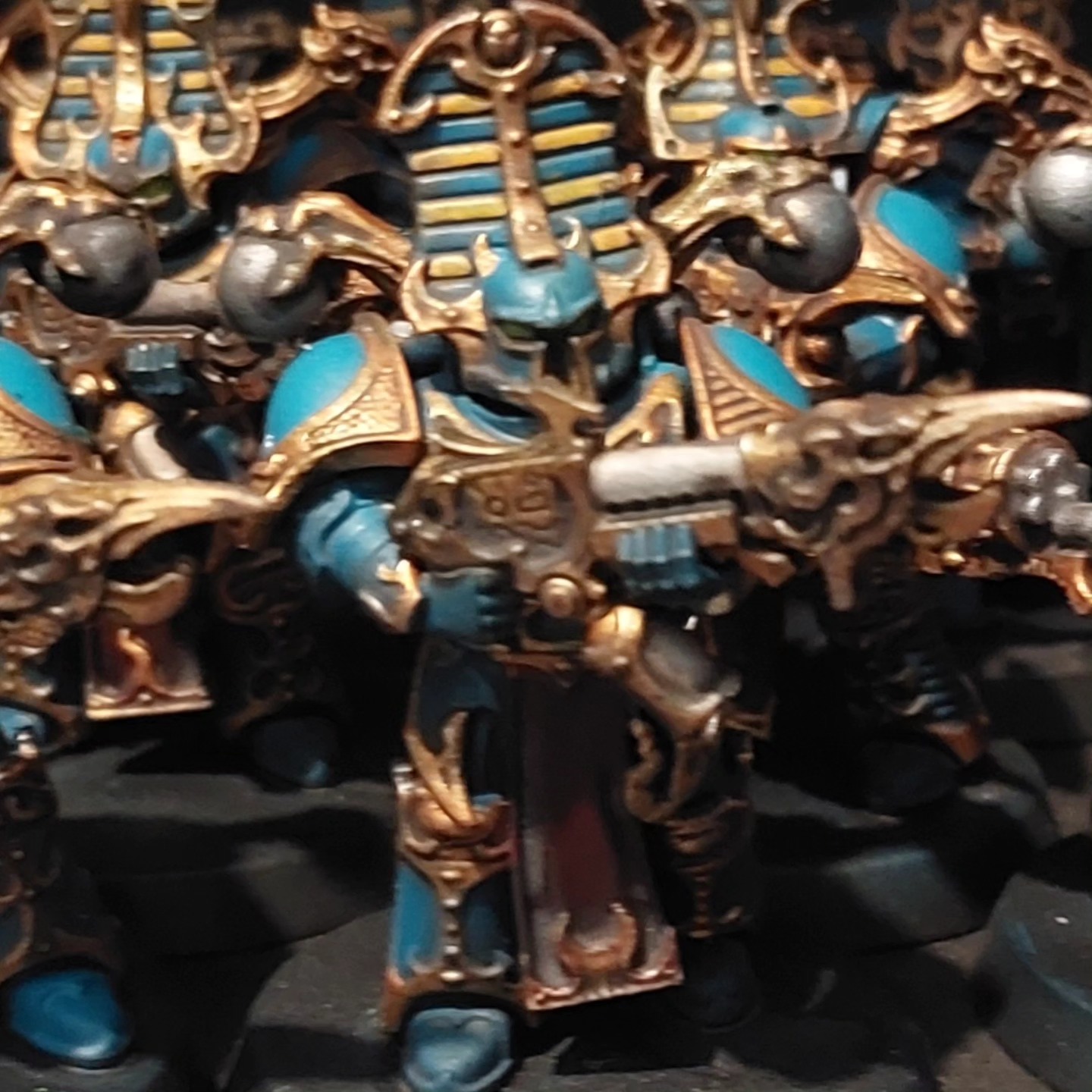Warhammer 40K Thousand Sons army commission painted in New Zealand