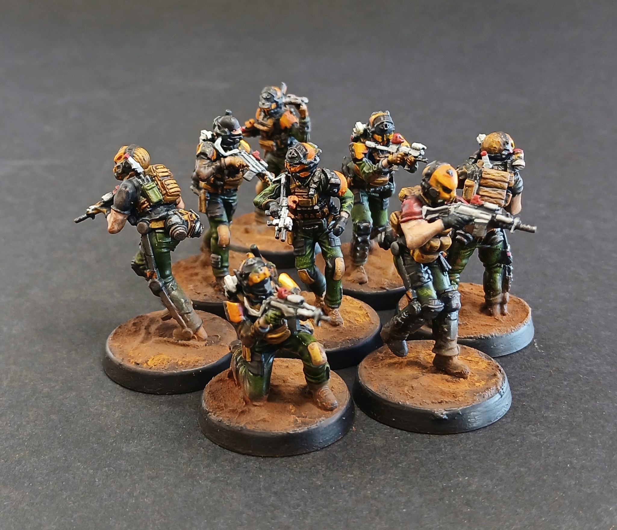 Painted BLKOUT Harlow SAD Force team