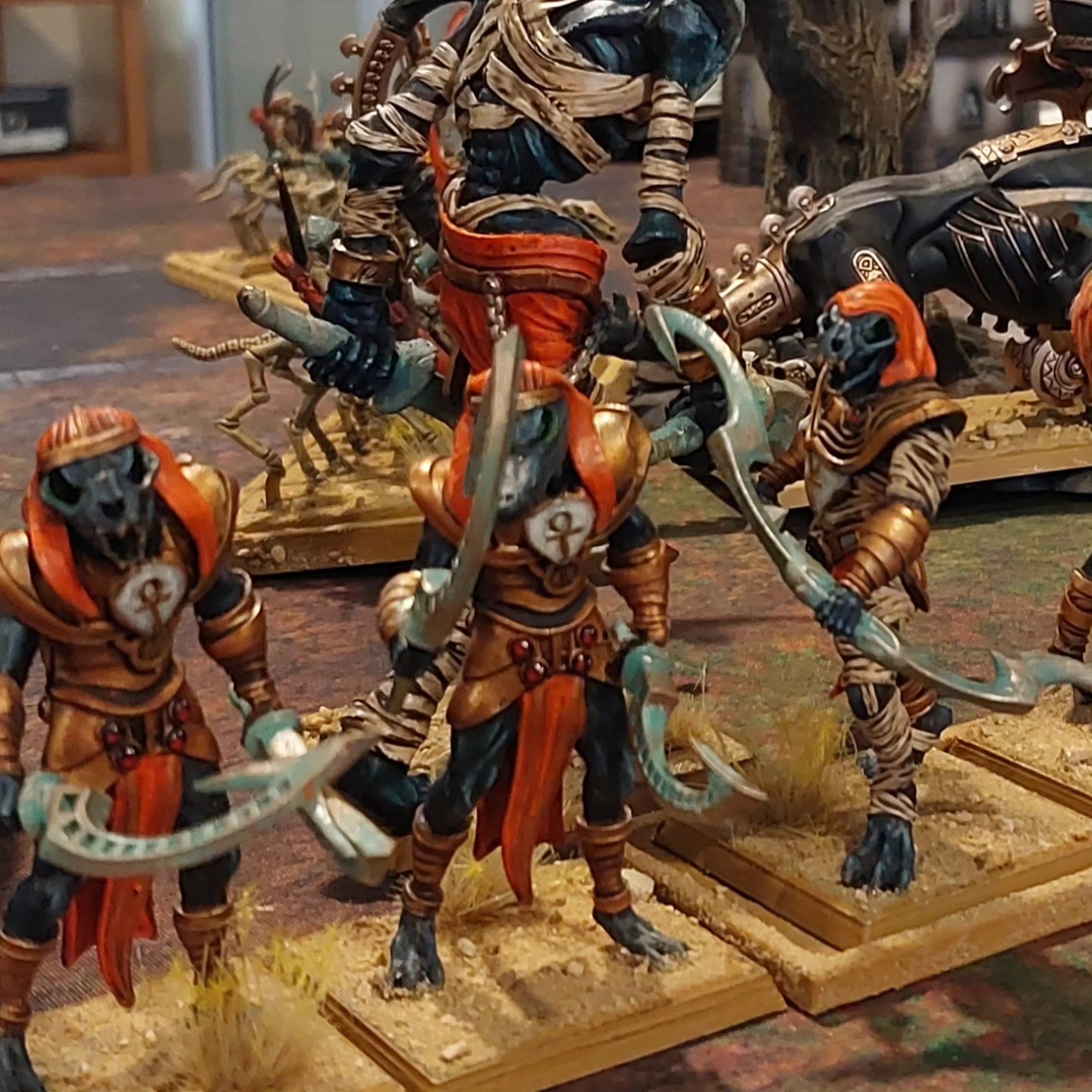 Old World Ushabti commission painted in New Zealand